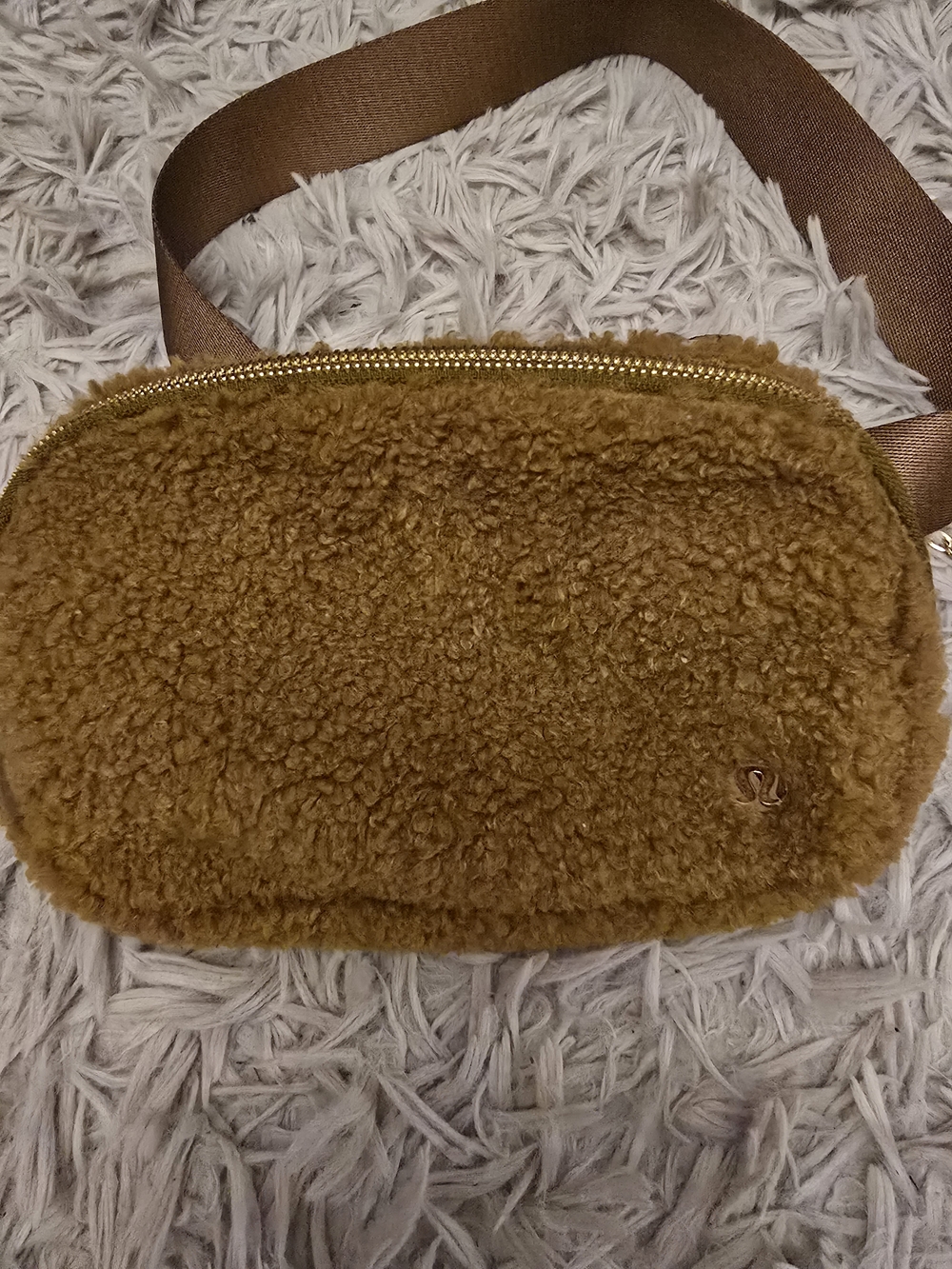 lululemon athletica Teddy Fleece Crossbody in Brown